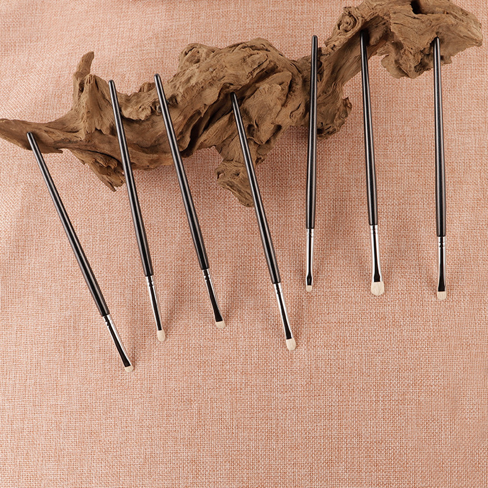 Professional White Pony Hair Eyeshadow Makeup Brush For Smudge Precision Crease Detail Bevel Eye Sh 2