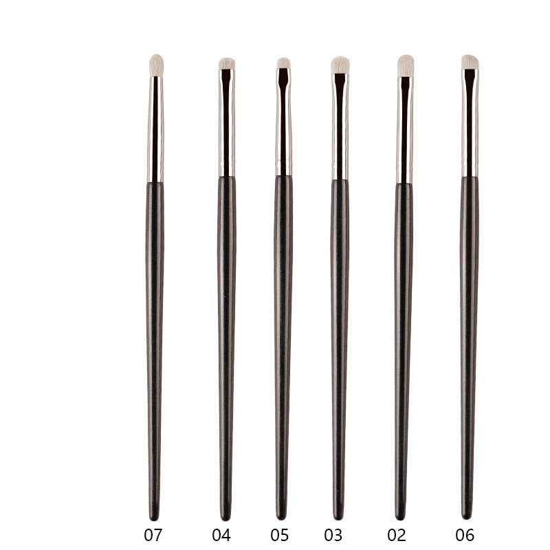 Professional White Pony Hair Eyeshadow Makeup Brush for Smudge, Precision Crease, Detail, Bevel Eye Shadow, Liner