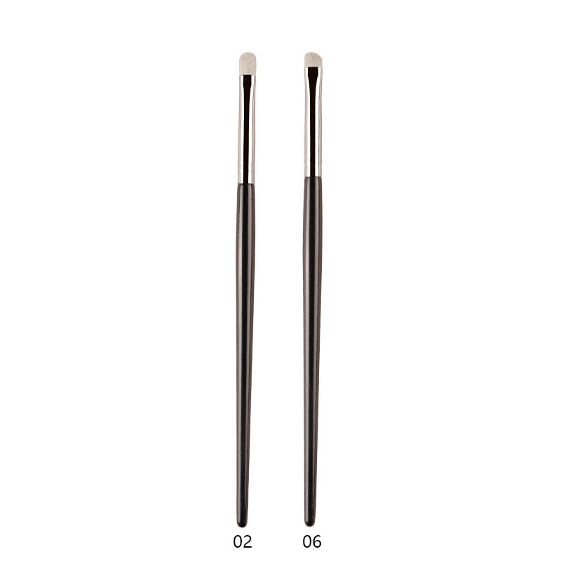 Professional White Pony Hair Eyeshadow Makeup Brush for Smudge, Precision Crease, Detail, Bevel Eye Shadow, Liner