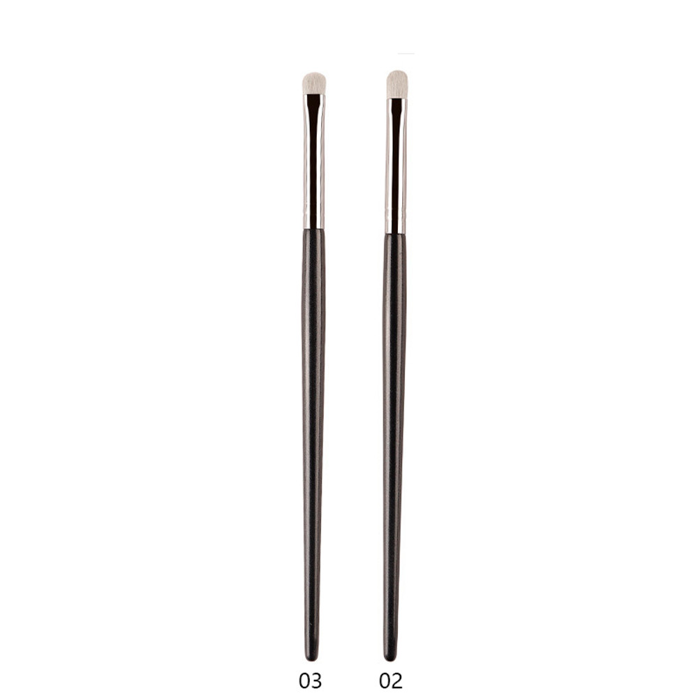 Professional White Pony Hair Eyeshadow Makeup Brush for Smudge, Precision Crease, Detail, Bevel Eye Shadow, Liner