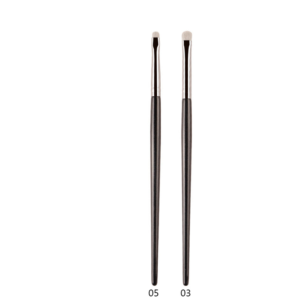 Professional White Pony Hair Eyeshadow Makeup Brush for Smudge, Precision Crease, Detail, Bevel Eye Shadow, Liner