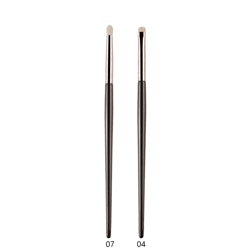 Professional White Pony Hair Eyeshadow Makeup Brush for Smudge, Precision Crease, Detail, Bevel Eye Shadow, Liner