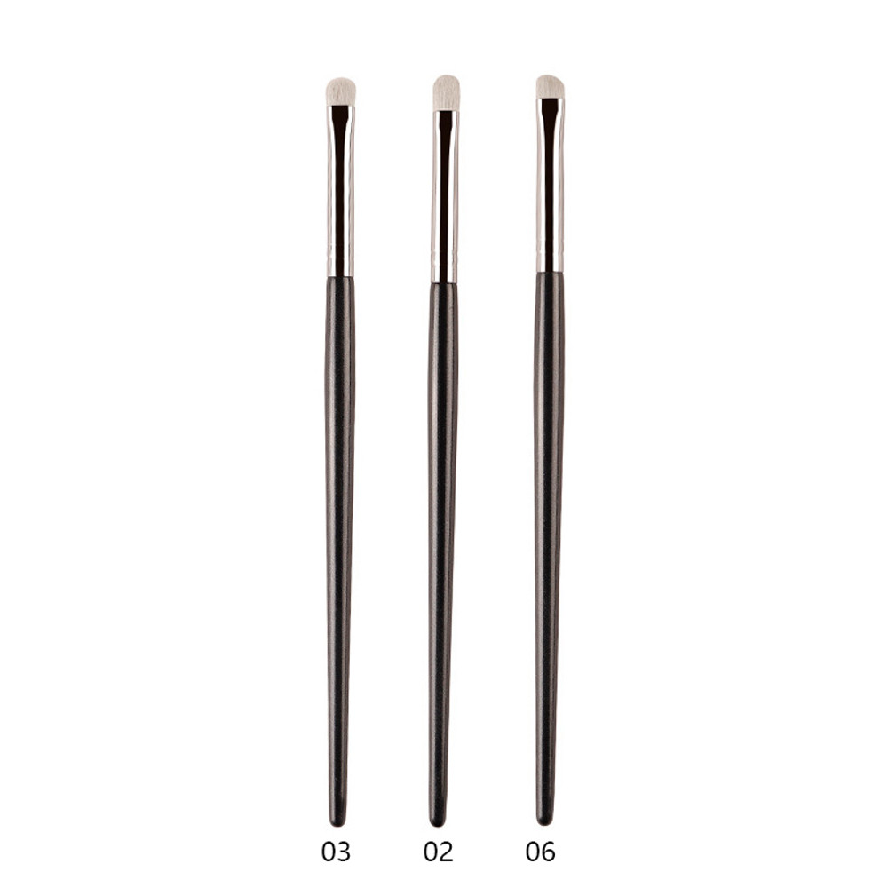 Professional White Pony Hair Eyeshadow Makeup Brush for Smudge, Precision Crease, Detail, Bevel Eye Shadow, Liner
