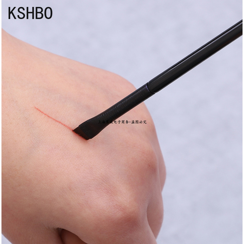 Eyebrow & Eyeliner Brush Set, Portable Angled Brow Contour Brush Makeup Cosmetic Tools for Women