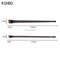 Eyebrow & Eyeliner Brush Set, Portable Angled Brow Contour Brush Makeup Cosmetic Tools for Women