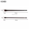 Eyebrow & Eyeliner Brush Set, Portable Angled Brow Contour Brush Makeup Cosmetic Tools for Women