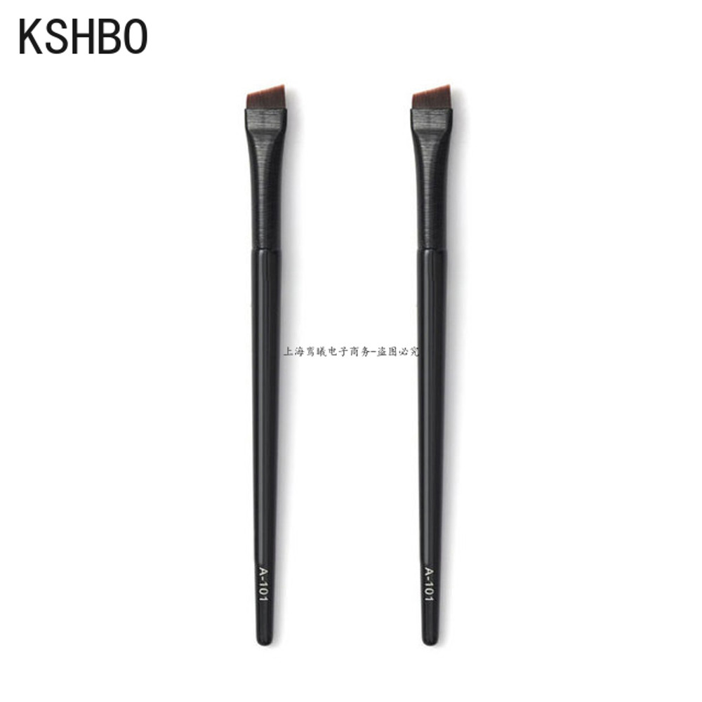 Eyebrow & Eyeliner Brush Set, Portable Angled Brow Contour Brush Makeup Cosmetic Tools for Women