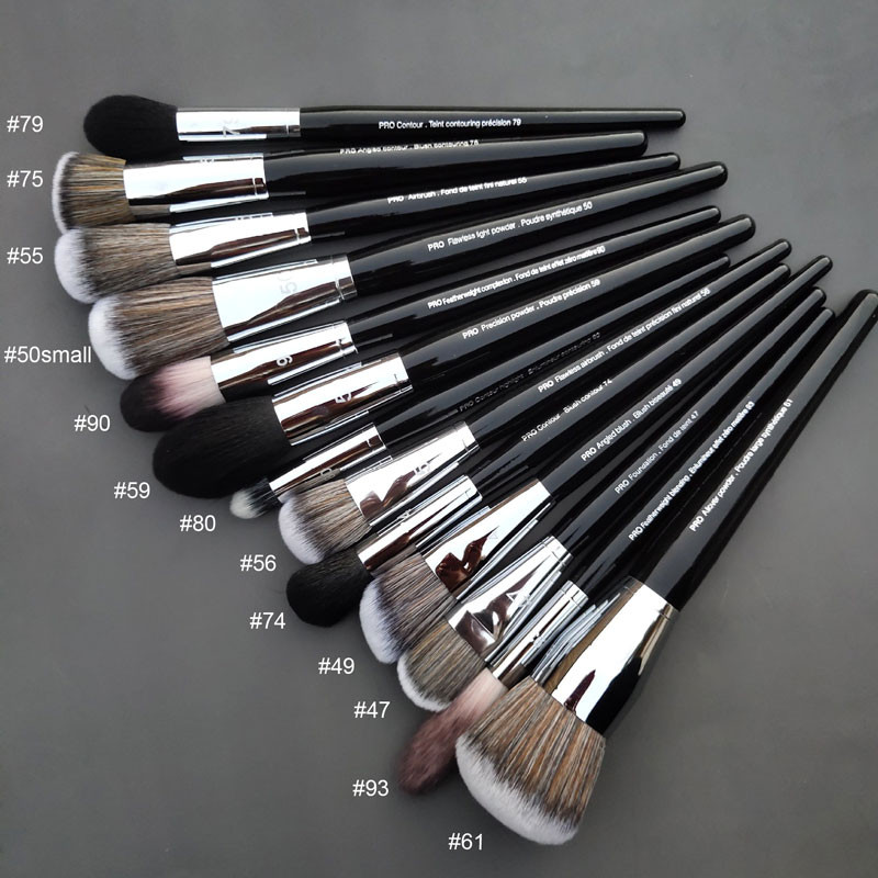 Professional Foundation Makeup Brushes Set High Quality Pro Make Up Brush Kit For Liquid Powder Eye 5