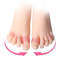 XO Type Leg Separator Toe Separator Foot Stretch Toe Ring for Thumb Separation & Outward Rotation Correction