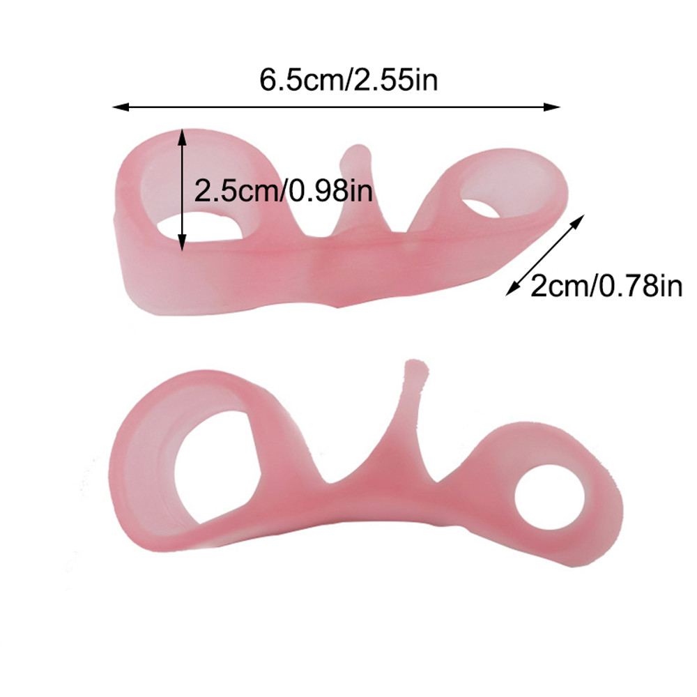 XO Type Leg Separator Toe Separator Foot Stretch Toe Ring for Thumb Separation & Outward Rotation Correction