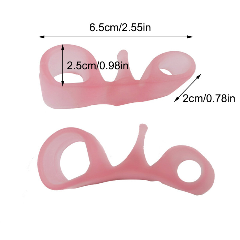 XO Type Leg Separator Toe Separator Foot Stretch Toe Ring for Thumb Separation & Outward Rotation Correction
