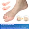 Pexmen Soft Bunion Corrector Toe Separators & Spacers for Bunion Relief Cushion Protector with Gel Shield Foot Care