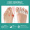 Silicone Toe Separator Bunion Corrector Soft Hammer Toe Straightener  Toe Alignment Foot Care Tool  2