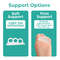 Sumifun Silicone White Toe Separator for Bunion, Hallux Valgus & Overlapping Toes, Foot Adjuster & Straightener Health