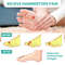 Sumifun Silicone White Toe Separator for Bunion, Hallux Valgus & Overlapping Toes, Foot Adjuster & Straightener Health