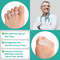 Sumifun Silicone White Toe Separator for Bunion, Hallux Valgus & Overlapping Toes, Foot Adjuster & Straightener Health