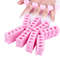 Soft Toe Separators Fingers Foots Nail Art Tools Flexible Heart Design Manicure Pedicure Foot Brace