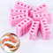 Soft Toe Separators Fingers Foots Nail Art Tools Flexible Heart Design Manicure Pedicure Foot Brace