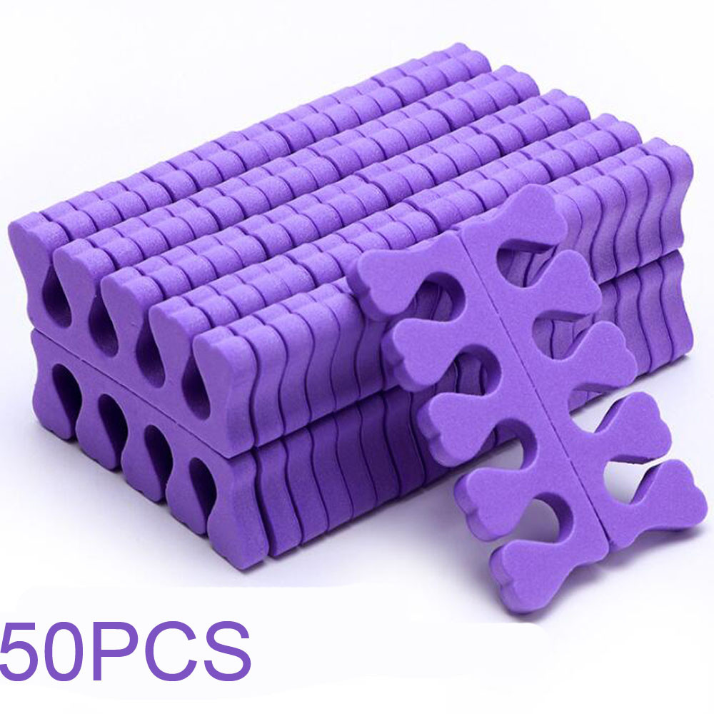 Soft Toe Separators Fingers Foots Nail Art Tools Flexible Heart Design Manicure Pedicure Foot Brace