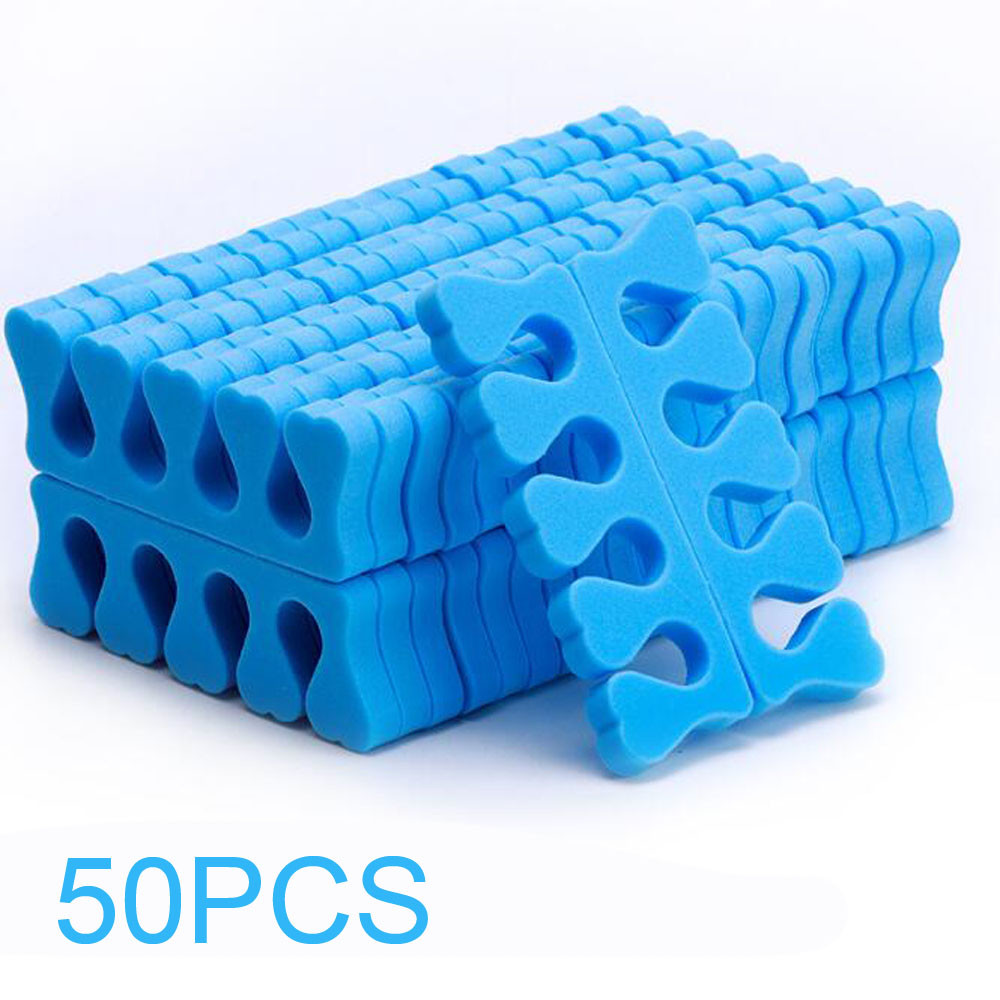 Soft Toe Separators Fingers Foots Nail Art Tools Flexible Heart Design Manicure Pedicure Foot Brace