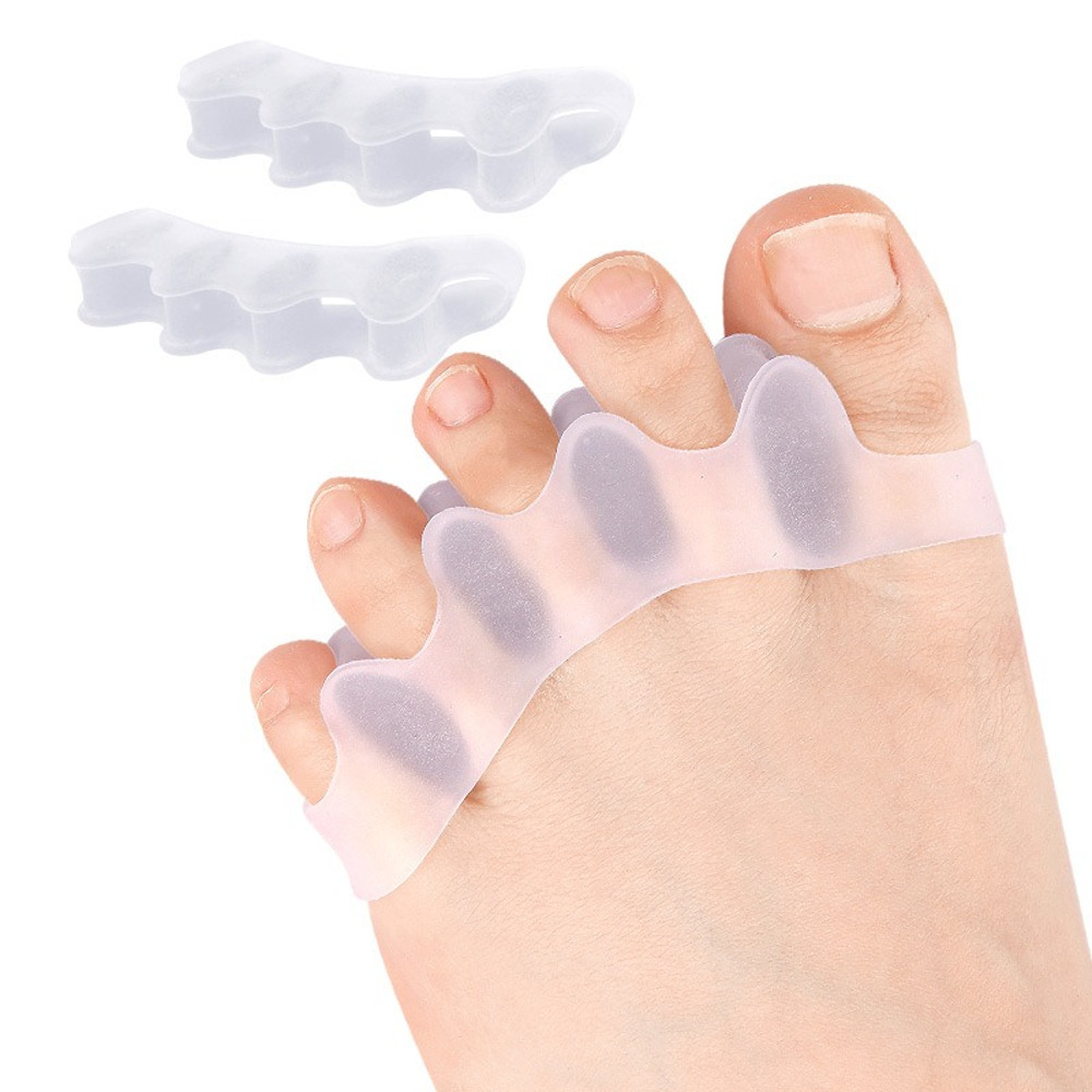 Silicone Toe Separators Thumb Valgus Bunion Adjuster Gel Splitter Hammer Corrector Protector For Fo 7