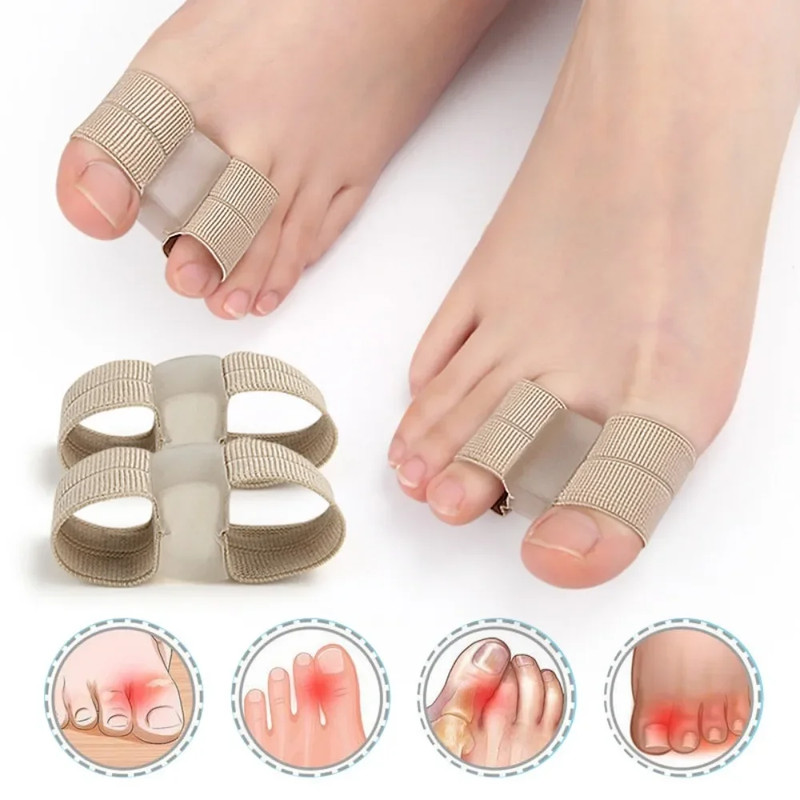 Hallux Valgus Bunion Corrector With Two Toe Separator Orthotics Feet Bone Adjuster Thumb Straighten 1