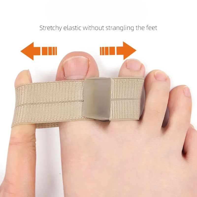 Hallux Valgus Bunion Corrector With Two Toe Separator Orthotics Feet Bone Adjuster Thumb Straighten 3