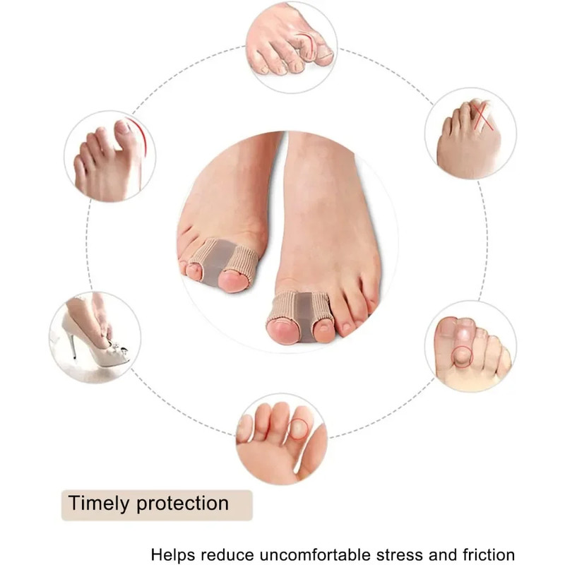 Hallux Valgus Bunion Corrector With Two Toe Separator Orthotics Feet Bone Adjuster Thumb Straighten 4