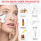 Facial Massager Ice Roller Skin Care Tool Ice Face Roller  Stainless Steel Gua Sha Tool Beauty Set  2