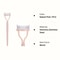 Precision Curved Eyelash Brush Tool Eyelash Separator And Styling Accessory Professional Curved Eye 5