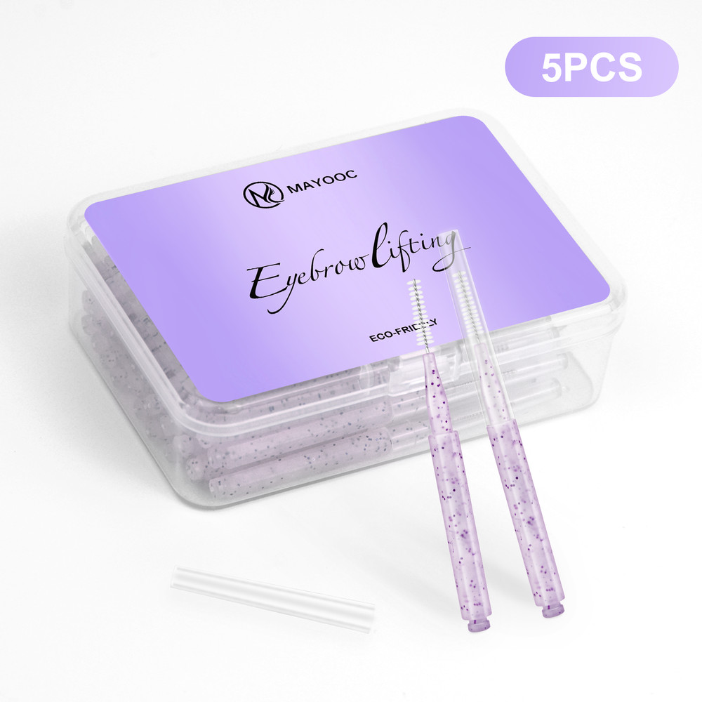Mini Eyebrow Brush Brow Perm Brush Disposable Lifting Brushes  Bendable Micro Eyelash Brush Applica 11