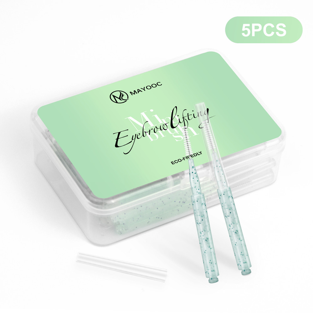 Mini Eyebrow Brush Brow Perm Brush Disposable Lifting Brushes  Bendable Micro Eyelash Brush Applica 12