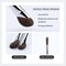 Portable 3D Contour Nose Shadow Brush, Angled Eyeliner Wand & Highlighter Makeup Brush for Travel, Beginner