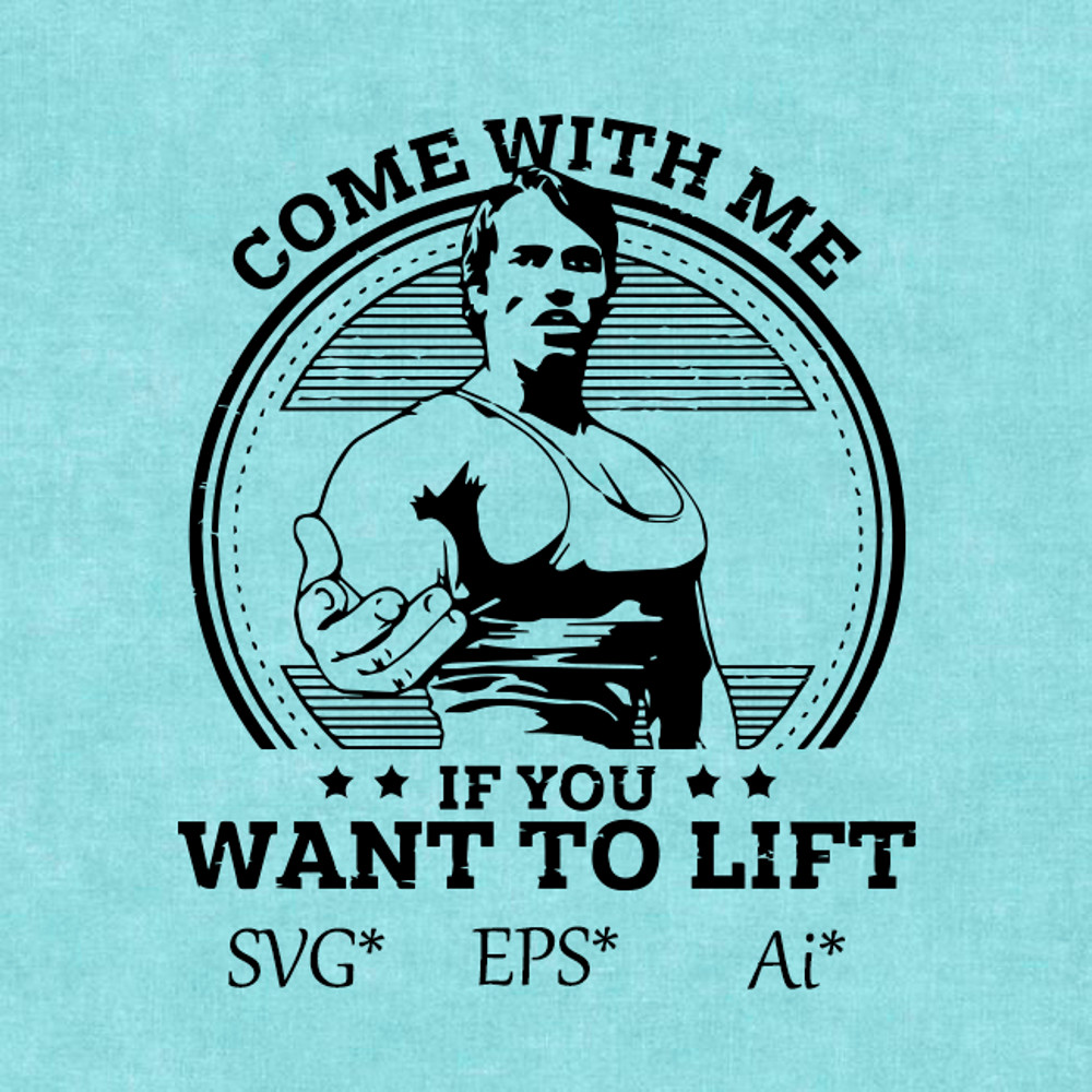 Arnold Schwarzenegger SVG Athlete Fitness Gym Crossfit Bodybuilder Trainer Muscle Digital SVG EPS AIย