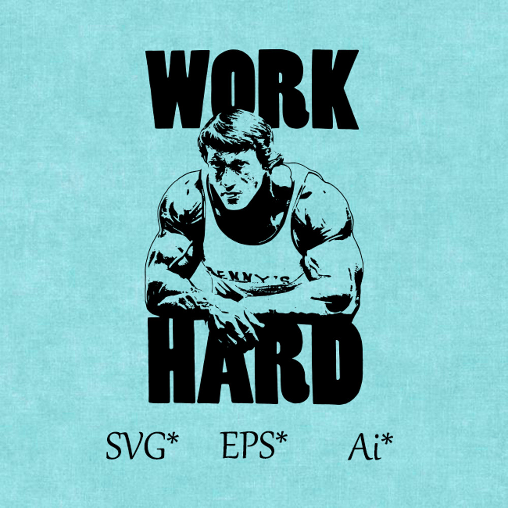 Arnold Schwarzenegger SVG Athlete Fitness Gym Crossfit Bodybuilder Trainer Muscle Digital SVG EPS AIย