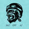 Gorilla SVG Gorilla Head With Helmet Monkey Helmet Gorilla Scream Goggles Mouth Digital SVG EPS AI