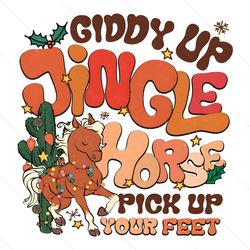 giddy up jingle horse pick up your feet howdy country png