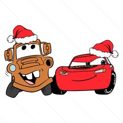 cars christmas tow mater mcqueen svg download