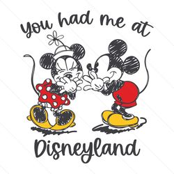 funny you had me at disneyland svg