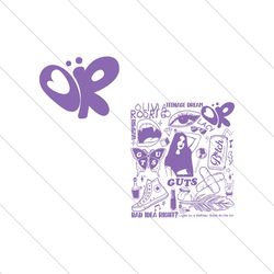 olivia rodrigo guts teenage dream svg