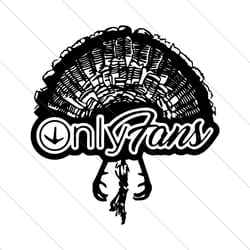 funny only fans turkey hunting svg file digital