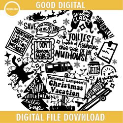christmas vacation svg, merry christmas svg, christmas vacation national lampoons svg
