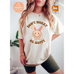 dont worry be hoppy shirt christian easter shirt easter soft cream
