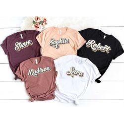 retro custom name shirt personalization shirt custom