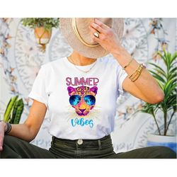 summer vibes shirt tiger shirt sunglasses shirt summer
