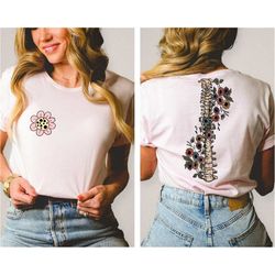 floral spine anatomy shirt spine shirt spinal anatomy