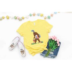 bigfoot easter t shirt bunny bigfoot t shirt happy easter