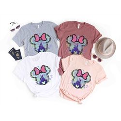 disney watercolor minnie castle t shirt minnie watercolor