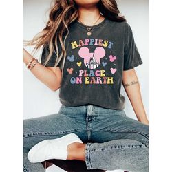 Isney Happiest Place On Earth Shirt Disney Shirt Family