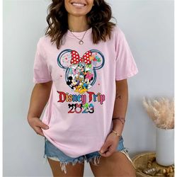 disney trip 2023 shirt disney mickey minnie shirt